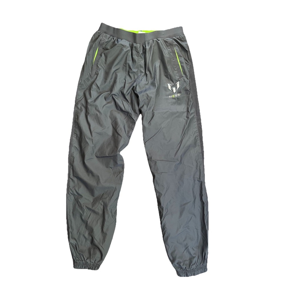 Adidas Messi Pant Boys XL 15-16 Youth Jogging Pants‎ Training Pants Gray Climate